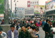 crowds at Guangzhou train station, 2