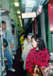 interior of a sleeping car