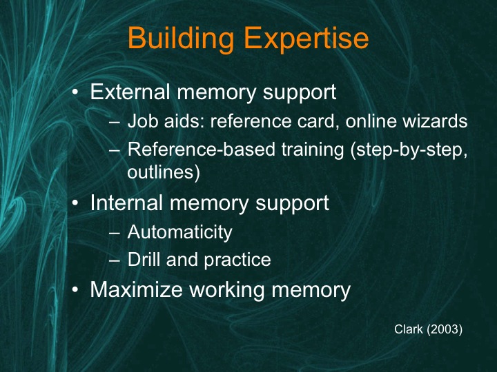 Building Experise